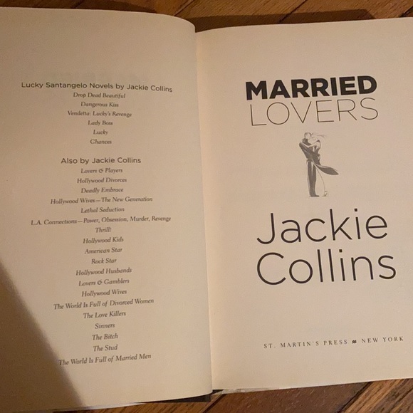 Jackie Collins Married Lovers  Book - Picture 4 of 11